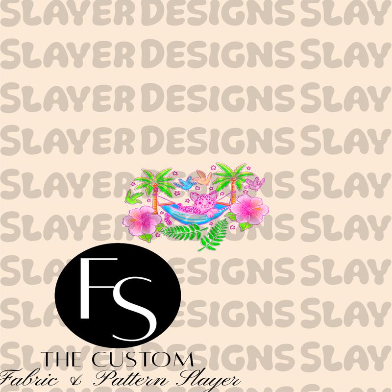 Summer Tigers C - LYSSDOODLES Panel