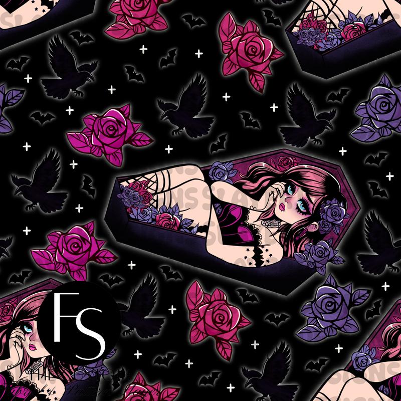 Starry Sad Goth Girl - FABRICSLAYER