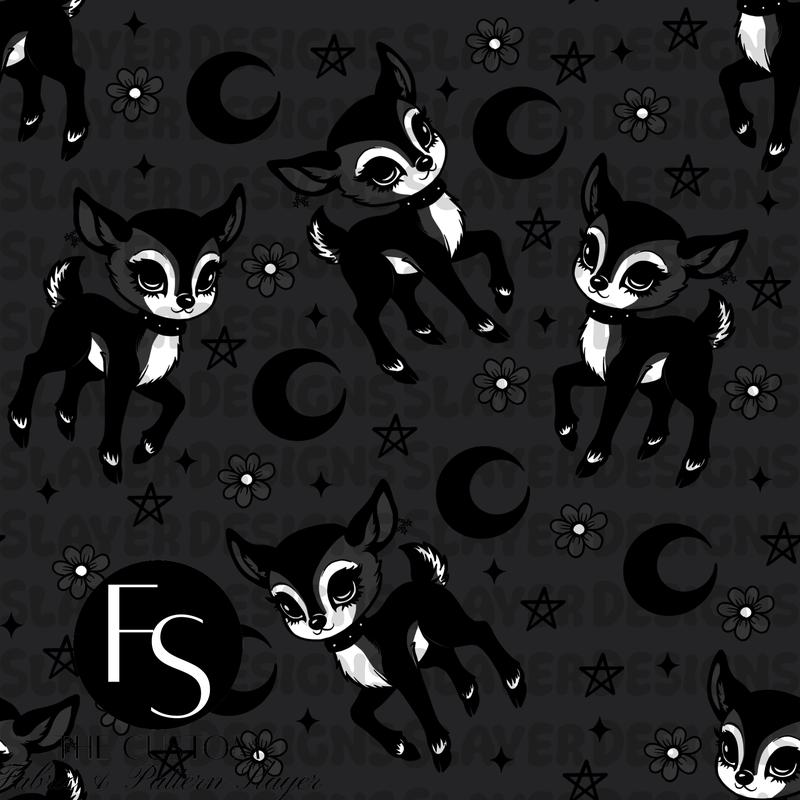 Spring Gothic Deer A -  FABRICSLAYER
