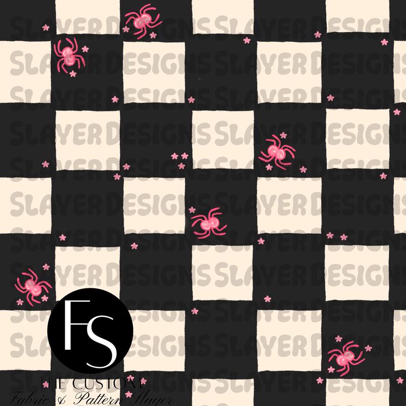 Spooky Pink Bows A-2 Coordinate - LYSSDOODLES