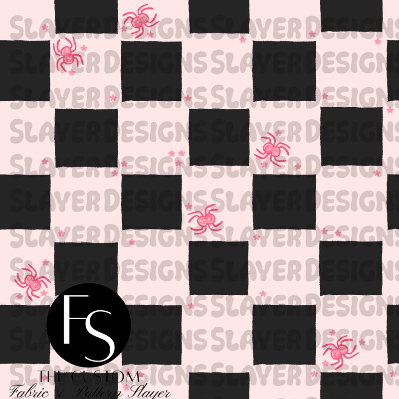 Spooky Pink Bows C-2 Coordinate - LYSSDOODLES