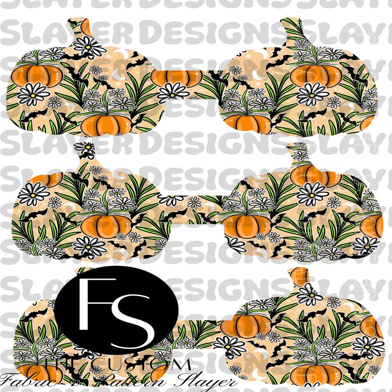 PUMPKINCHAIN003 - Cut and Sew Keychains FABRICSLAYER - Preorder