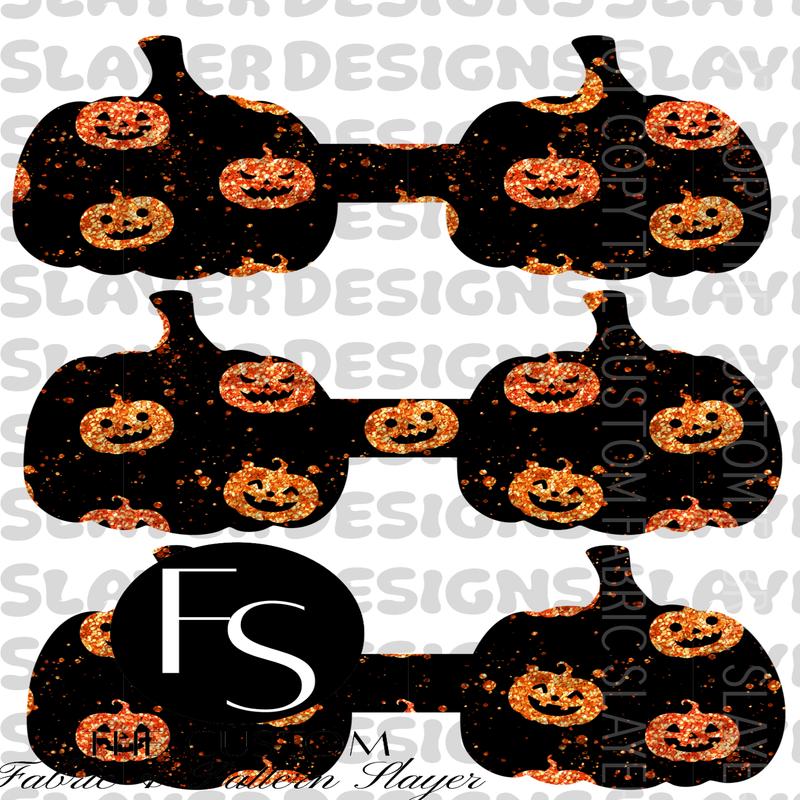 PUMPKINCHAIN005 - Cut and Sew Keychains FABRICSLAYER - Preorder