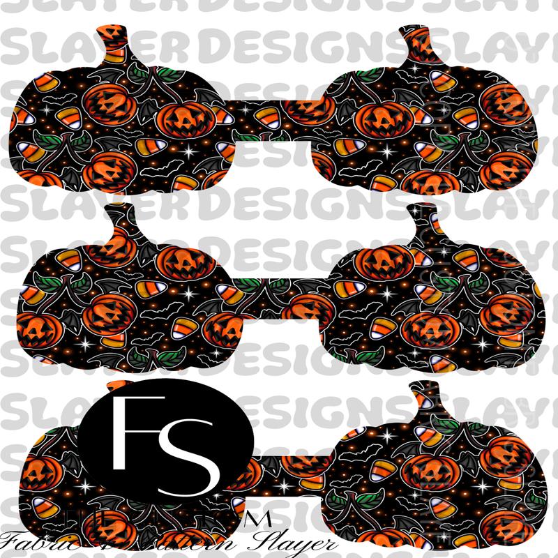 PUMPKINCHAIN007 - Cut and Sew Keychains FABRICSLAYER - Preorder