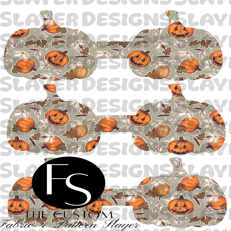 PUMPKINCHAIN008 - Cut and Sew Keychains FABRICSLAYER - Preorder