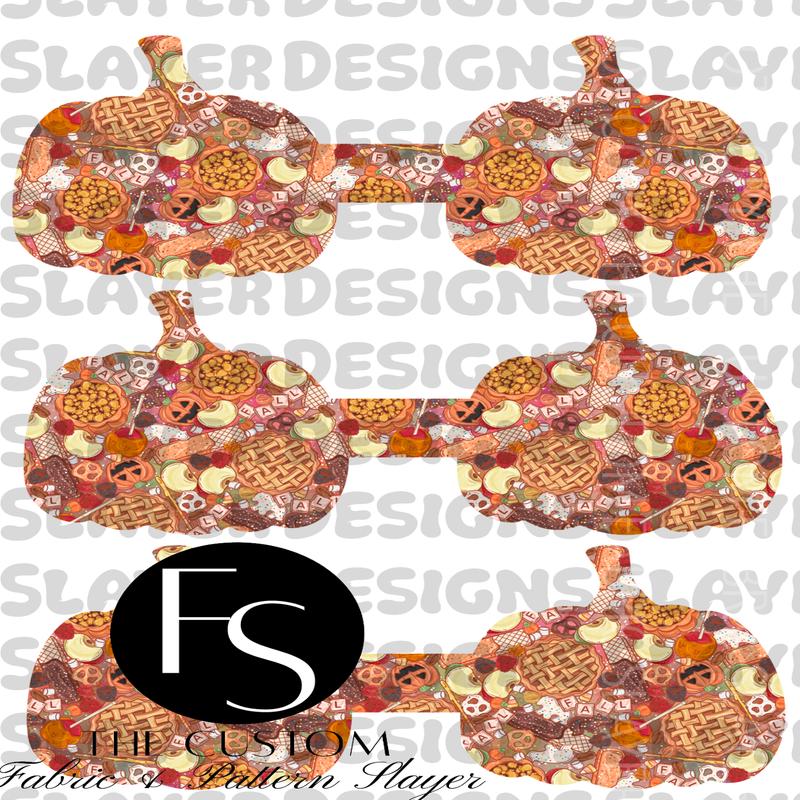 PUMPKINCHAIN011 - Cut and Sew Keychains FABRICSLAYER - Preorder