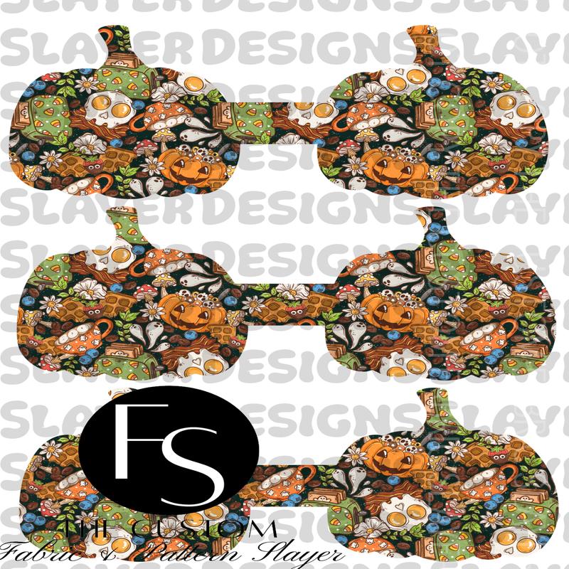 PUMPKINCHAIN013 - Cut and Sew Keychains FABRICSLAYER - Preorder