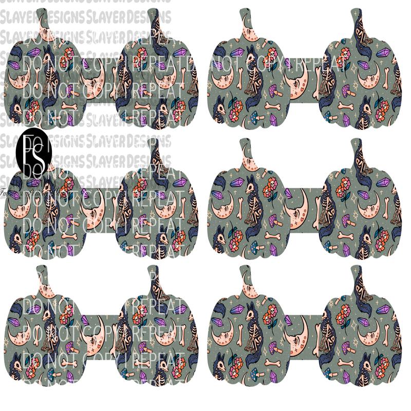 PUMPKINCORD003 - Cut and Sew Cord Organizer FABRICSLAYER - Preorder