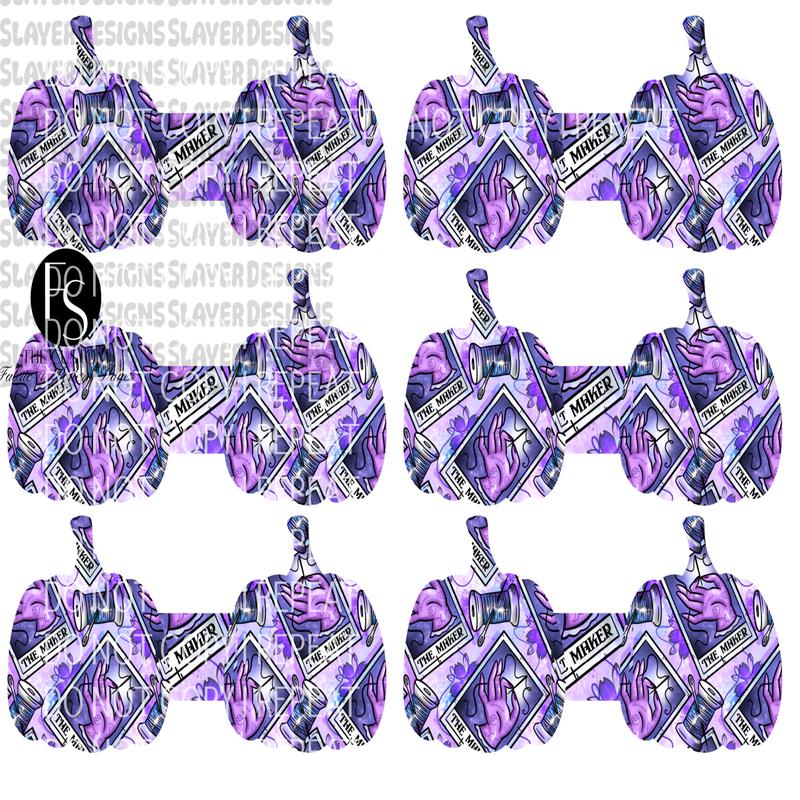 PUMPKINCORD008 - Cut and Sew Cord Organizer FABRICSLAYER - Preorder