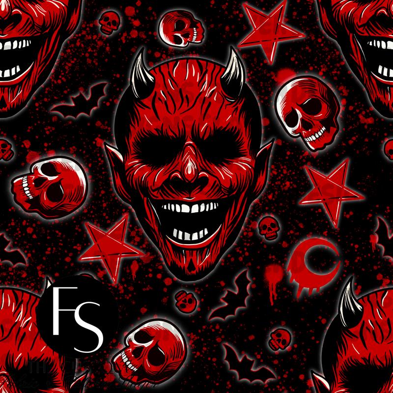 Red Faced Demon -  FABRICSLAYER