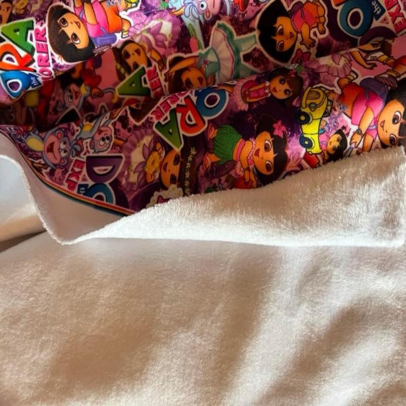 Polyester brushed french Terry - Dora - 6x6 Scale - RETAIL