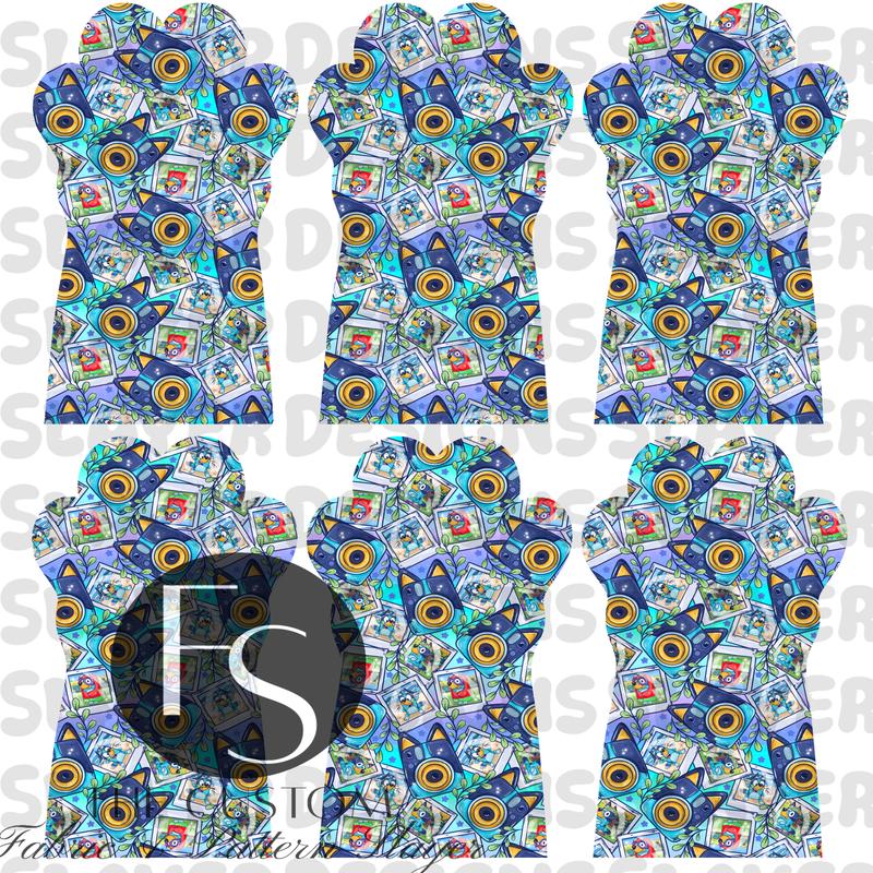 PAWMARK028 - Cut and Sew Bookmarks FABRICSLAYER - Preorder