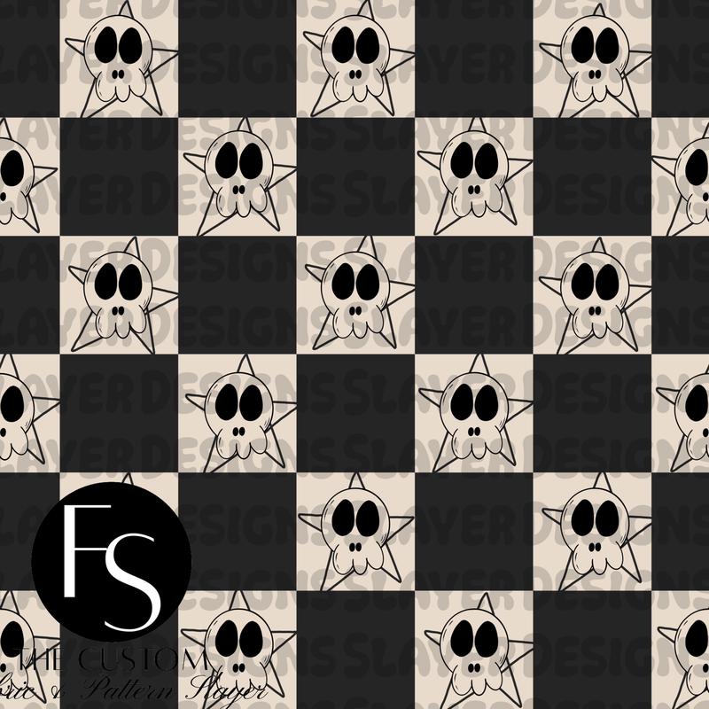 Paisley Skeletons Coordinate C - LYSSDOODLES