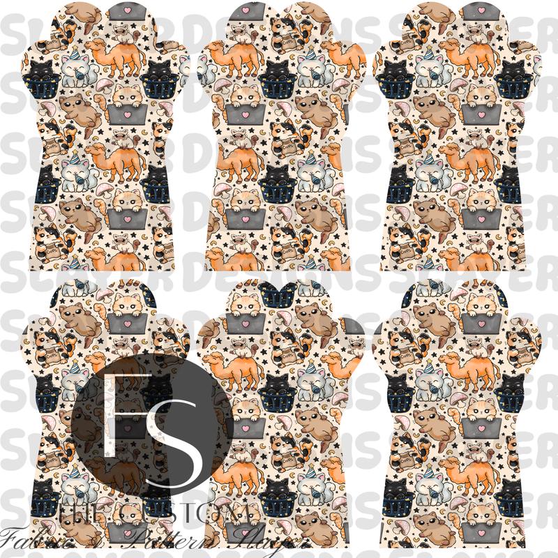 PAWMARK014 - Cut and Sew Bookmarks FABRICSLAYER - Preorder