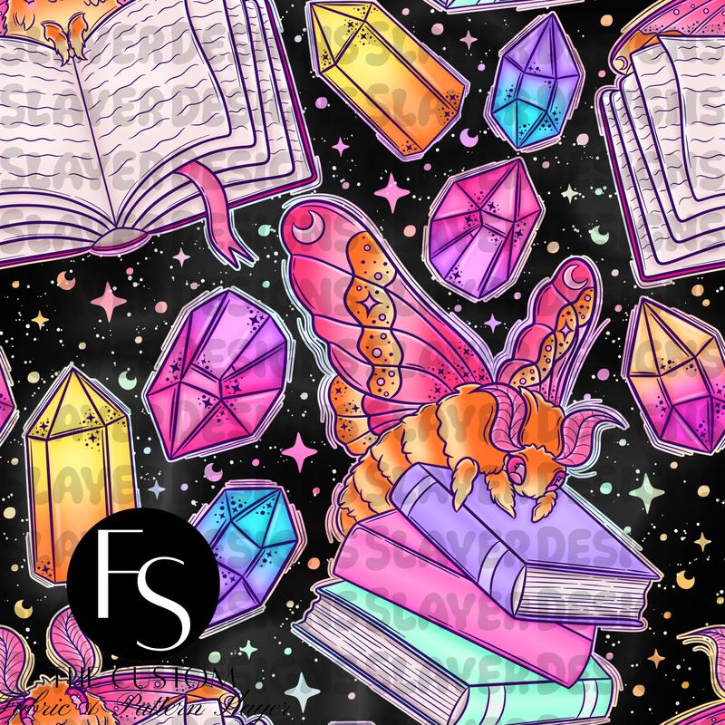 Moth Books - CITRINECAULDRON - Double Sided Print Custom Blanket