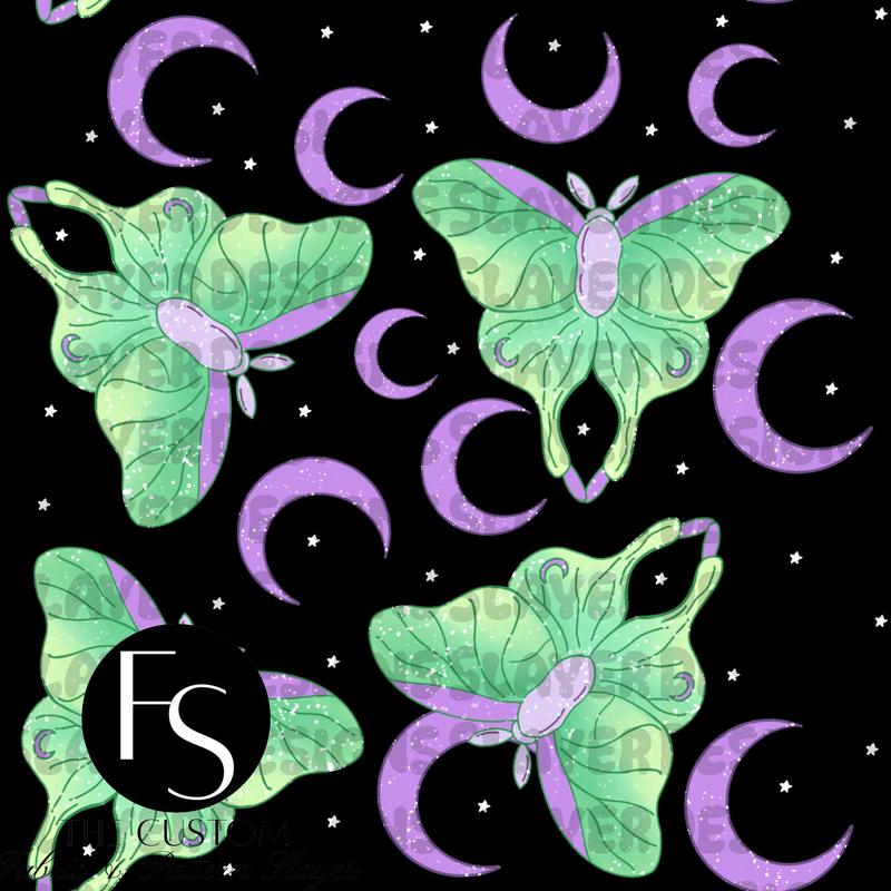 Luna Moths A - FABRICSLAYER