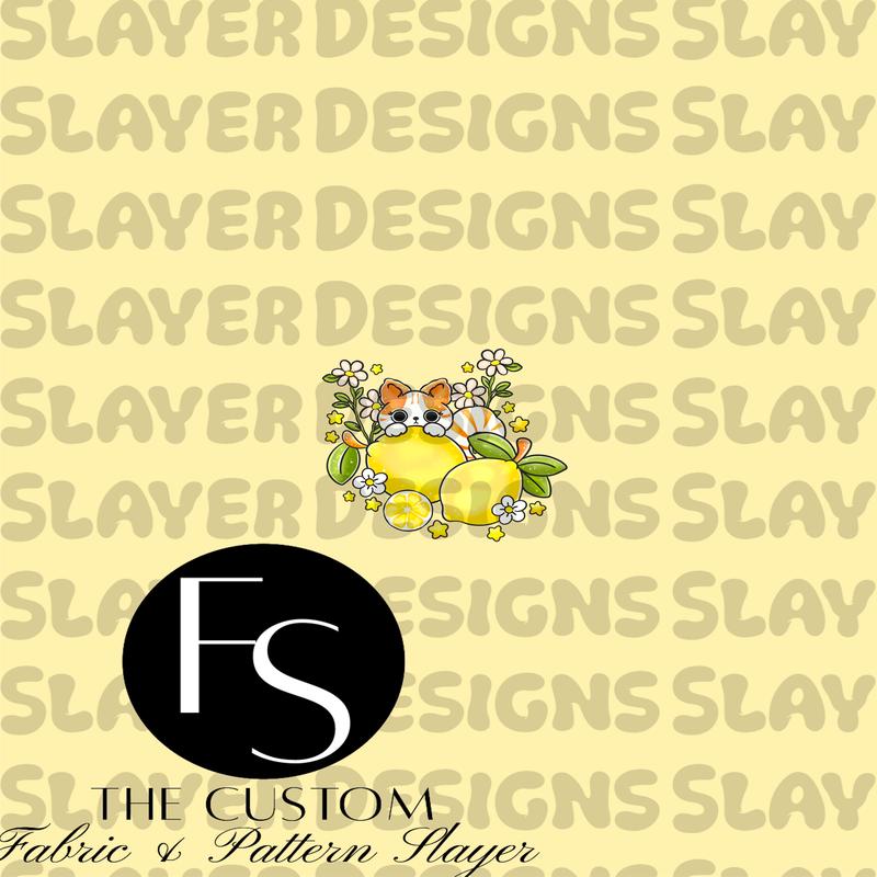 Lemons A - LYSSDOODLES Panel