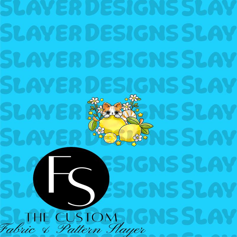 Lemons B - LYSSDOODLES Panel