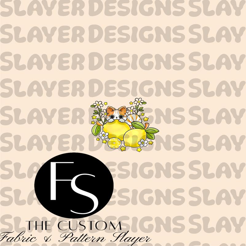 Lemons C - LYSSDOODLES Panel