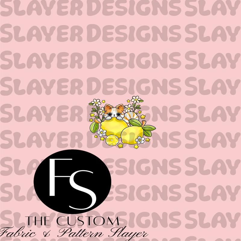 Lemons D - LYSSDOODLES Panel