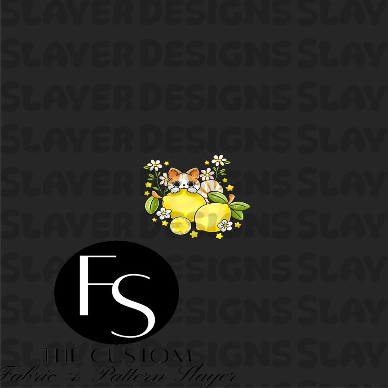 Lemons F - LYSSDOODLES Panel