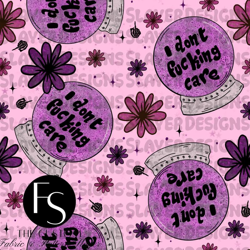 I don't fucking care B - FABRICSLAYER