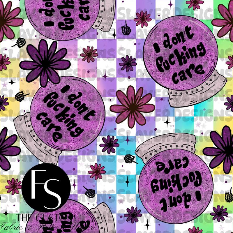 I don't fucking care C - FABRICSLAYER