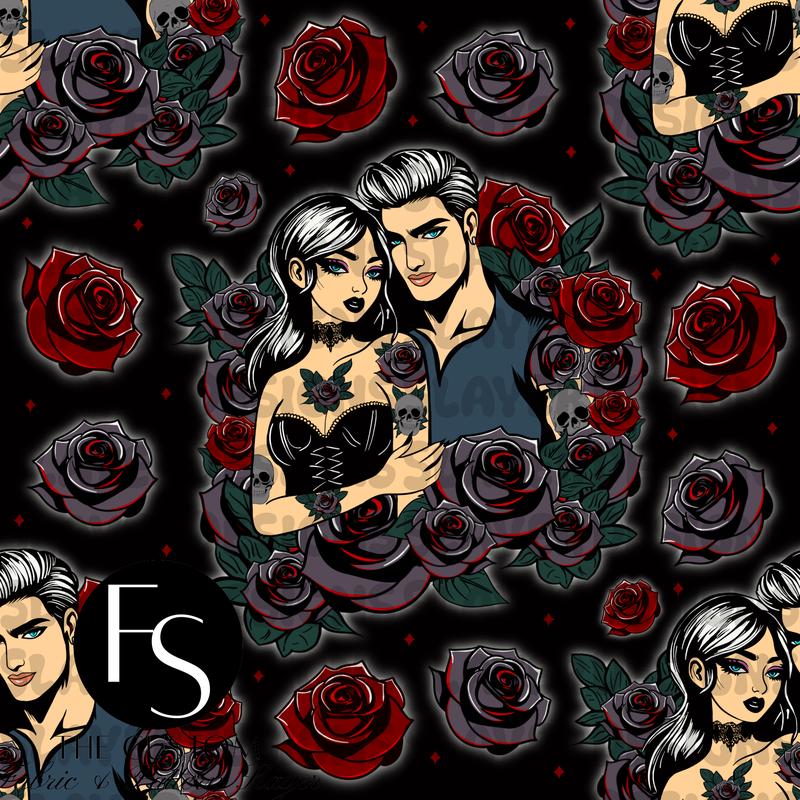 Dark Romance Couple -  FABRICSLAYER