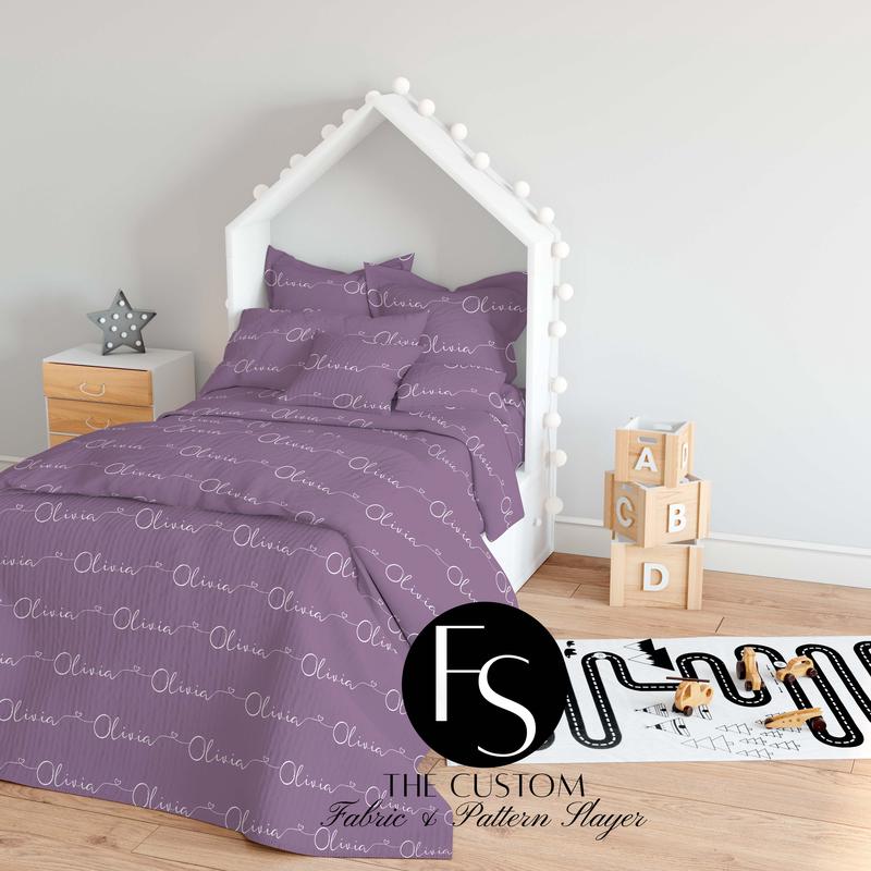 Custom Printery - Basics Custom Name Fabric