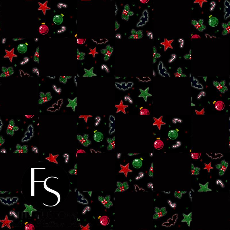 Dark Christmas Coordinate B - FABRICSLAYER