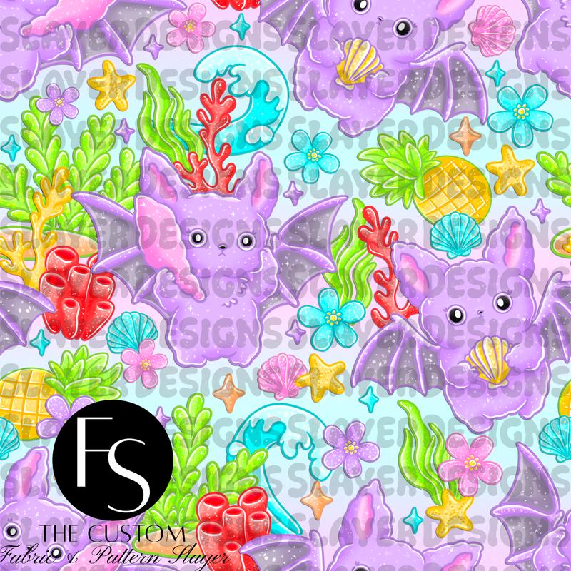 Batty Beach A - LYSSDOODLES