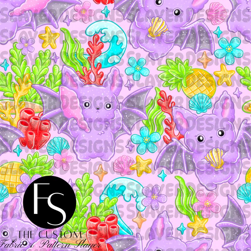 Batty Beach C - LYSSDOODLES