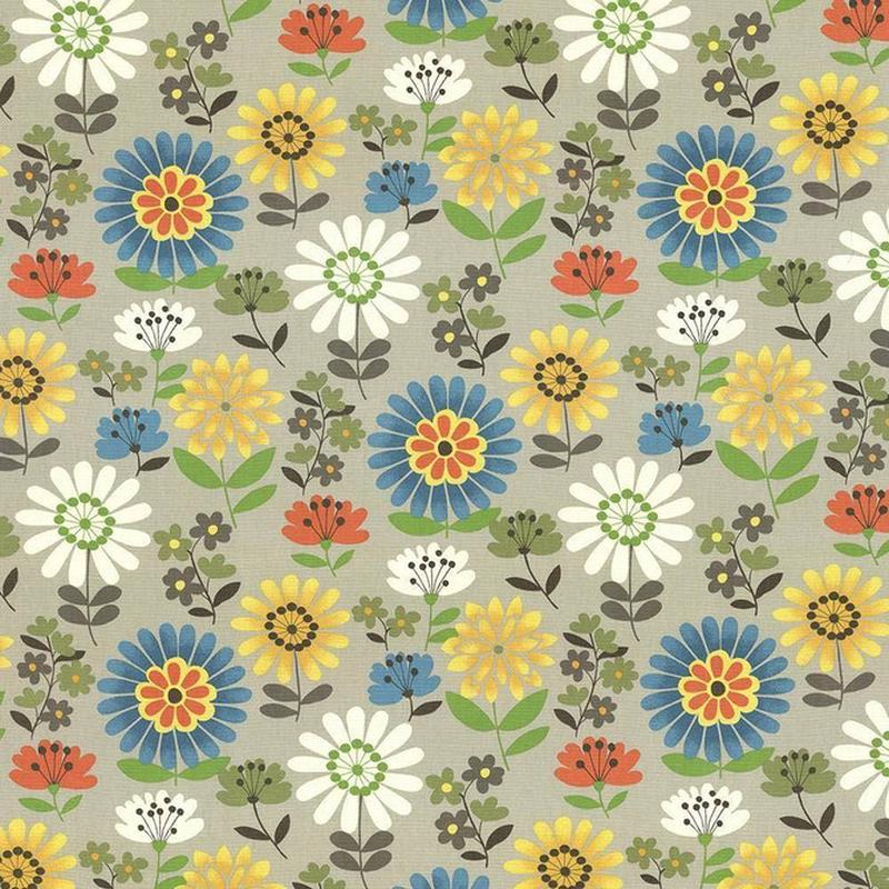 Daisy Daze Clay by Kasmir Fabric