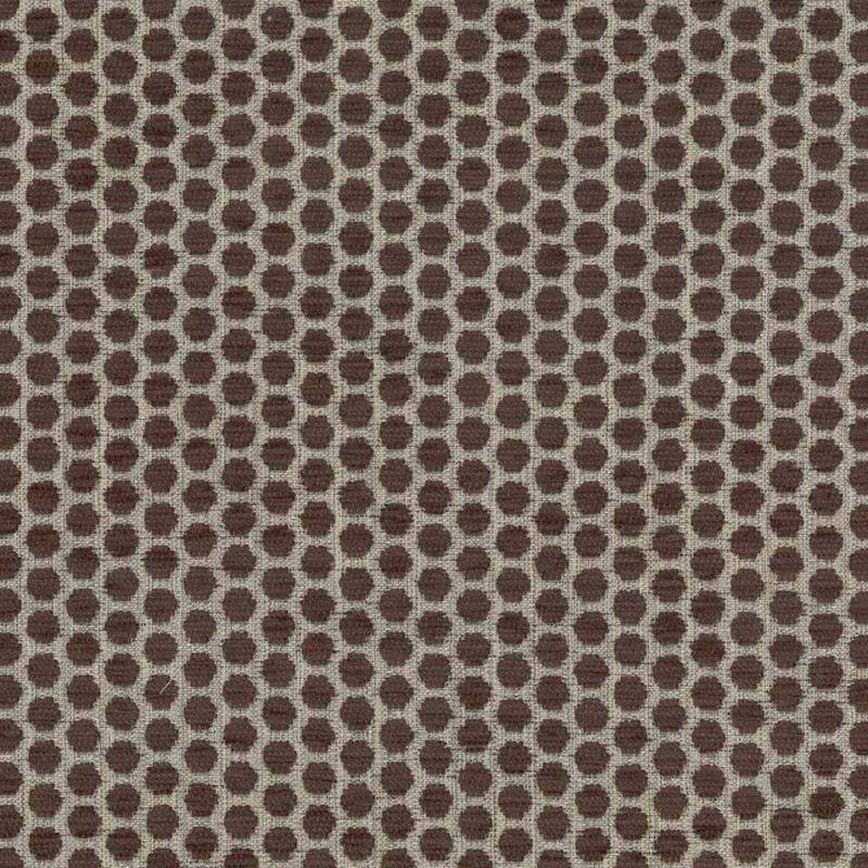 Delightful Dots Coffee by Kasmir Fabric