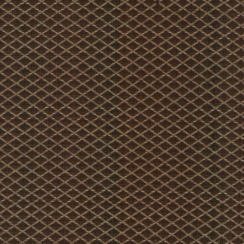 Diamonside Chocolate by Kasmir Fabric