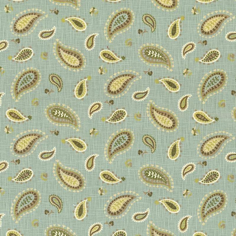 Ledoux Paisley Spa by Kasmir Fabric
