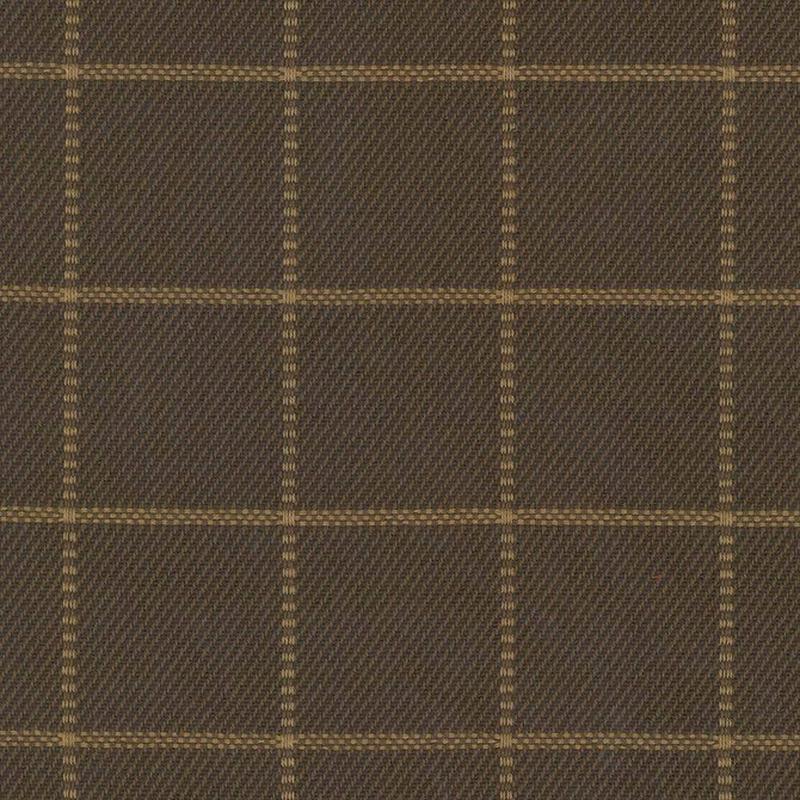 Skylar Check Chocolate by Kasmir Fabric