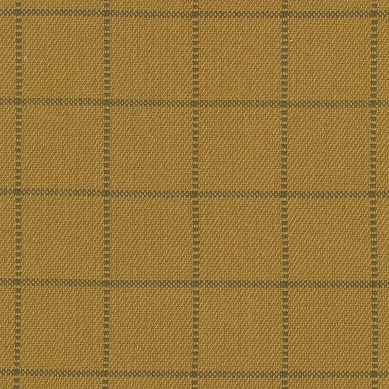 Skylar Check Oro by Kasmir Fabric