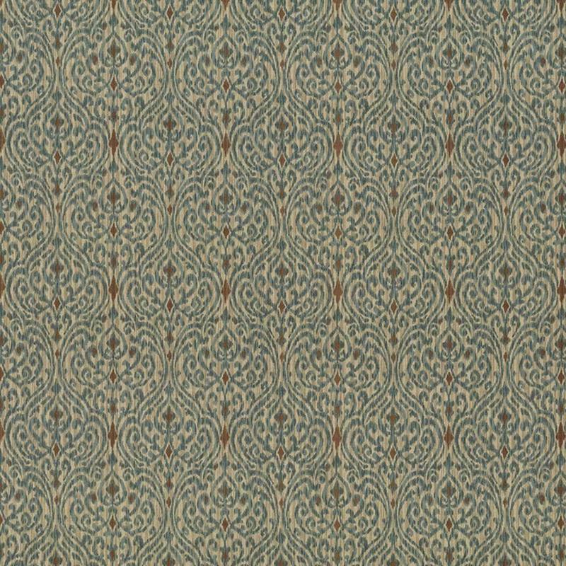 Tandoori Scroll Driftwood by Kasmir Fabric