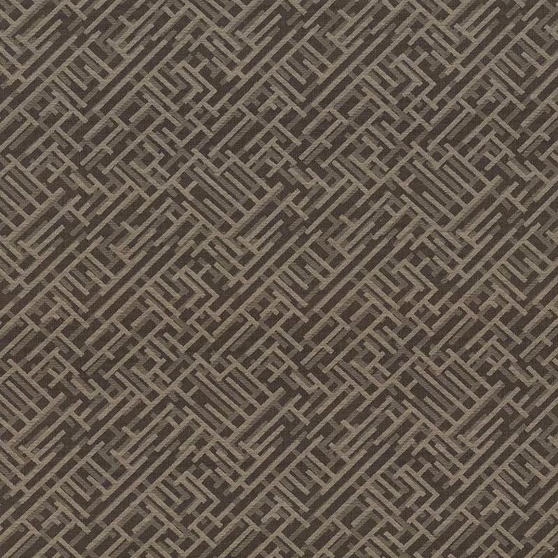 Zen Fret Cocoa by Kasmir Fabric
