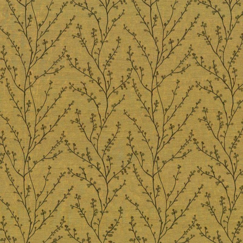 Plum Grove Golden by Kasmir Fabric