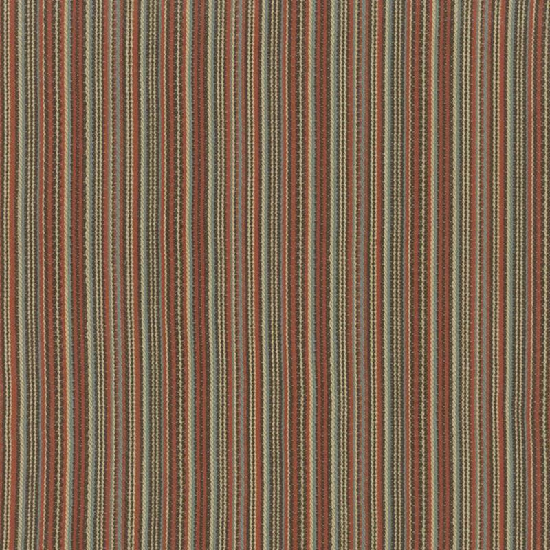 Kiro Stripe Cinnabar by Kasmir Fabric