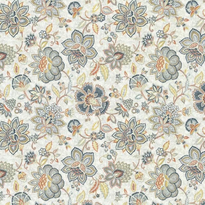 Troyan Silver by Kasmir Fabric