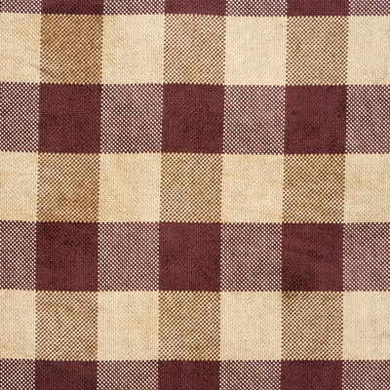Lancelot Check Claret by G P & J Baker Fabric