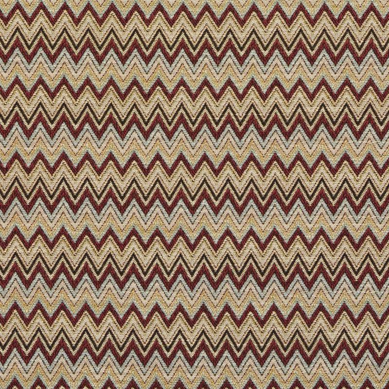 6963 Veranda Flame by Charlotte Fabric
