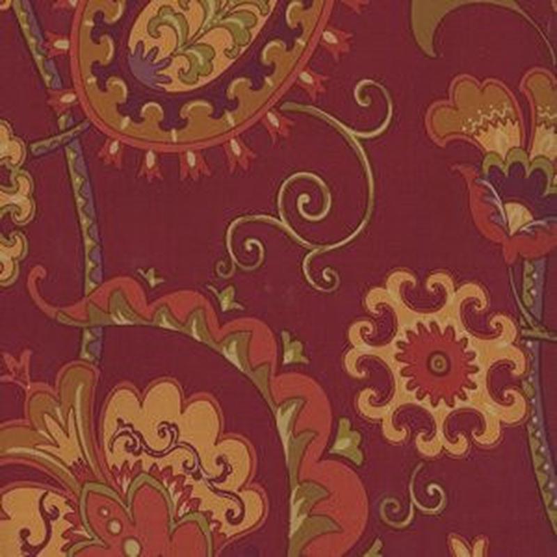 Maypole Cinnabar by Norbar Fabric