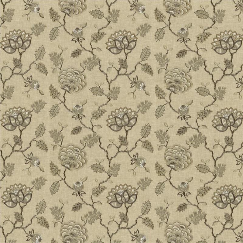Grand Bouquet Travertine by Kasmir Fabric