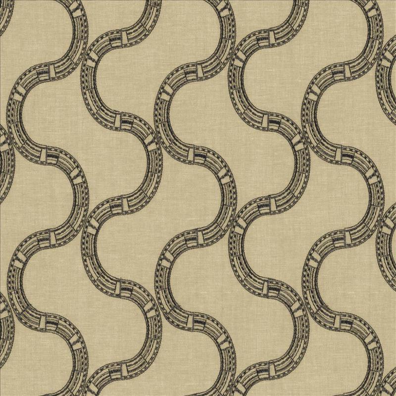 Nubia Coal by Kasmir Fabric