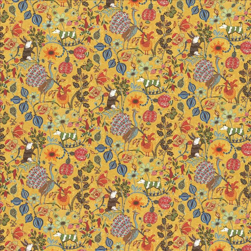 Chessford Gold by Kasmir Fabric
