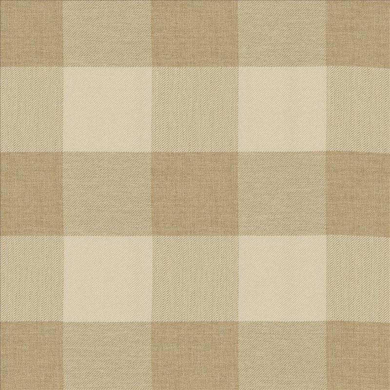 Athena Check Wheat by Kasmir Fabric